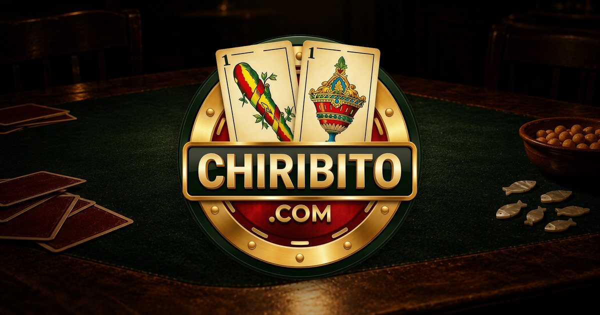 El escudo de Chiribito sobre una mesa de tapete verde